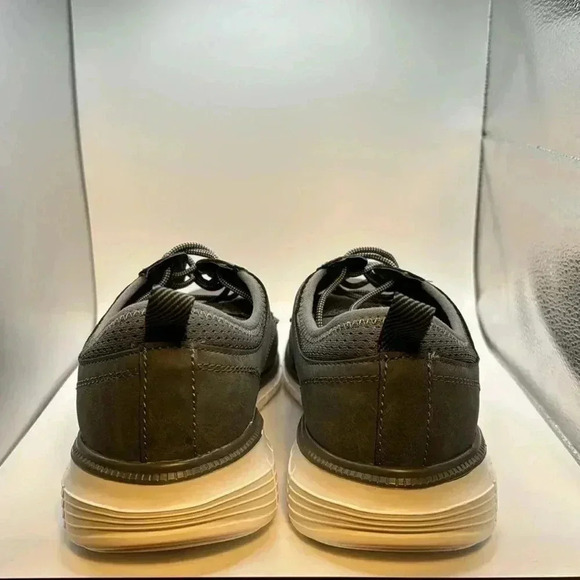 G GEORGE SZ 8 GREY FABRIC &NUBUK CASUAL LIGHTWEIGHT MENS SHOES STYLISH  NWOT - Picture 5 of 7